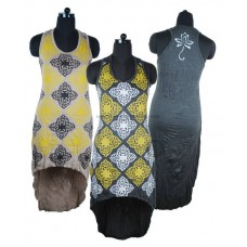 Grey Fish Tail Vest Dress