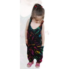 Children's Tie Dyed Dungas/ Dungarees