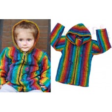 Children's Rainbow Stripe Hoody