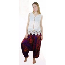 Cashmelon Fleece Ali Baba Harem Pants