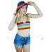 Rainbow Crochet Hat