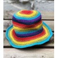 Rainbow Crochet Hat