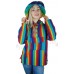Rainbow Striped Hoodie