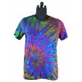 Multi Coloured Spiral Tie Dye T-shirt