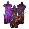 Purple Tie Dye Pocket Dress