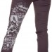 Ladies Scandal Print Skinny Jeans