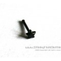 Black Acrylic Star Nose Stud