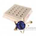Jewelled Flower Nose Stud