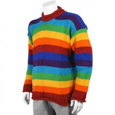 Woollen Rainbow Knitted Jumper