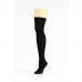 Black over knee socks
