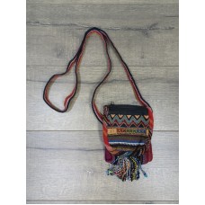 Fair Trade Striped Passport Shoulder Bag