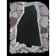Hexagon Long Buckle Skirt