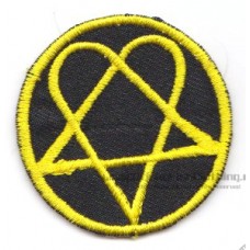 Mini HIM Heartagram Iron On Patch