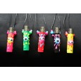 Hand Decorated UV Splatt Eye Lighter Necklace