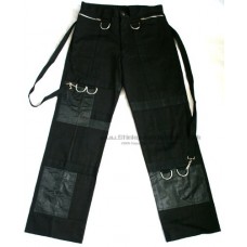 Men's Bares Gothic strap trousers.