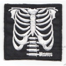MISFITS-Ribcage-Mini Iron on Patch MISFITS-Ribcage-Mini Iron on Patch