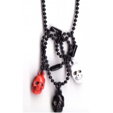 Triple Skull Necklace
