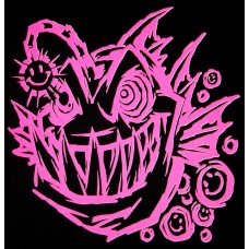 Womens UV Pink Big Fish T-shirt